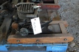 Briggs and Stratton Model G Kick Start Gas Engine, With Fuel Tank and Truck