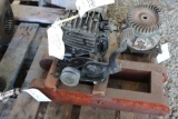 Briggs and Stratton Model WMB Kick Start Gas Engine on Truck, Restored