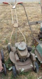 Roto Hoe Push Lawnmower with Clinton Engine