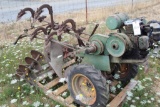 Bolens Walk Behind Garden Tractor With Plow, Cultivator, and Disk Attachments