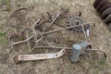 Tractor Seat Bracket, Cultivator Parts, Rotary Hoe Wheel, Shovels, Handle Bars to Garden Tractor