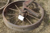 Pair of Manure Spreader Steel Wheels