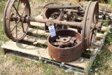 Steel Wheel Axle Assembly and Pulley