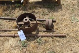 Gas Engine Pulley and Axles