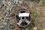 Two Steel wheels, Approx 7.5