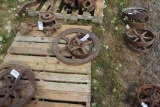 Two Engine Flywheels, Approx 11.5