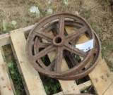 Pair of Steel Wheels, Approx 15.75