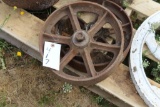 Pair of Matching Steel Wheels, Approx 12
