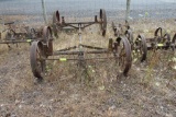 Large Steel Wheeled Wagon/Engine Truck Cart