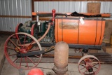 Fairbanks Morse 3HP Style C Gas Engine Built on Hardie Spray Rig on Horse Drawn Steel Wheel Wagon