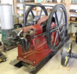 Victor Horizontal Mfg'ed by International Harvester 12HP Gas Engine, Complete and Fully Restored