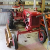 McCormick Farmall Cub Tractor, Restored, Wheel Weights, Fenders, 8x24 Tires,