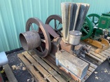 Aermotor 5HP Gas Engine, With Fluted Hopper, Mostly Complete, Head is Off