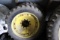 (2) 320/85R34 Goodyear Tires on JD Waffle Rims, 10 Bolt Center Disks