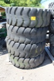 (4) 20.5-25 SinoTrac 20 Ply Tires