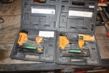(2) Bostitch Air Brad nailers, cases