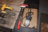 Angle grinder, floor roller