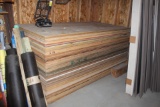 Stack of 4'x8' Plywood, various thickness