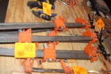 (6) Approx. 2’ Bar Clamps