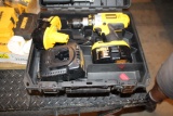 DeWalt XRP Drill, (2) 18V Batteries, Case, Charger