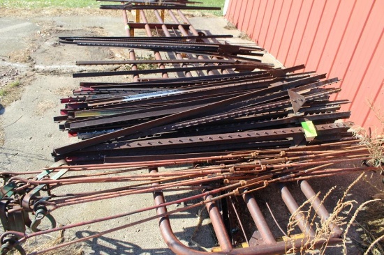 APPROX 50 T-POSTS, 10 TURNBUCKLES