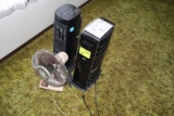 APARTMENT STYLE TOWER HUMIDIFIER; PURIFIER, (2) OSCILLATING FAN, (NOT TESTED)