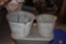 (2) Galvanized buckets