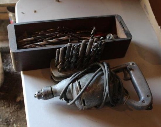 Electric drill and bits