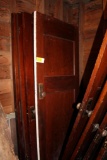 (4) Antique wood doors