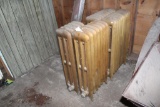 (4) Cast iron radiators