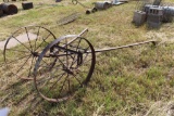 Horse cart, steel wheels