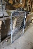 Galvanized yard gate