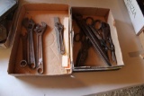 Tin snips and Crescent wrenches