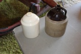 Crock jug, and chicken water top no base