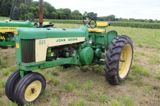 1959 JD 530, NF, Roll-O-Matic, 13.9-36 Rears, Clamshell Fenders, Power Steering, PowrTrol,