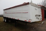 *** 2013 MAURER 28' STEEL HOPPER BOTTOM GRAIN TRAILER, 60