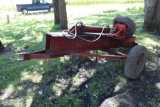 Hyd Wood Splitter, on 2 Wheel Cart