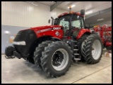 2013 CASE IH 315 MAGNUM MFWD TRACTOR, 23 SPEED POWER SHIFT, LUXURY SUSPENSION CAB, LEATHER,