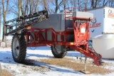 REDBALL 580 SPRAYER APPROX 1600 GALLON TANK, ADJUSTABLE AXLES, 6 SECTION 80' BOOM,