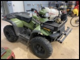 2001 POLARIS SPORTSMAN 500 H.O. ATV, 4 WHEELER, 4X4, 4,333 MILES SHOWING, VIN# 4XACH50A91A353366