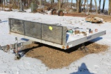 *** 1997 SPARTAN ALUM SINGLE AXLE 2 PLACE SNOWMOBILE TRAILER, 102