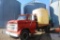 *** 1965 CHEVY FLATBED TRUCK, V-8, 5 & 2 SPEED, 2250 GALLON POLY TANK, CHEM CONE,