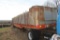 *** 1966 AMERICAN 38' FLAT BED SEMI TRAILER, OUTSIDE RAIL, NEEDS DECK REPAIR,