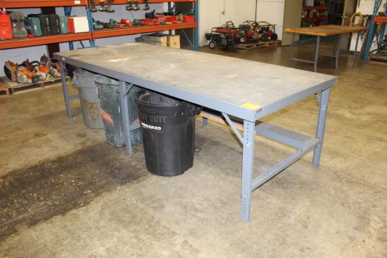 4' x 10' Metal Work Bench