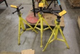 (3) Pipe Stands
