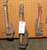 (8) Pipe Wrenches, 10