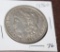 1896 O MORGAN SILVER DOLLAR, ALMOST UNCIRCULATED