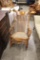 WOOD ROCKING CHAIR WITH PADDED SEAT, NO SHIPPING, PICK UP ONLY