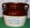 RED WING BEAN POT, THE LAMPE MARKET CO., HURON, SO. DAK., CHIP ON LID