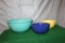 (3) RED WING FONDOSO BOWLS, 9